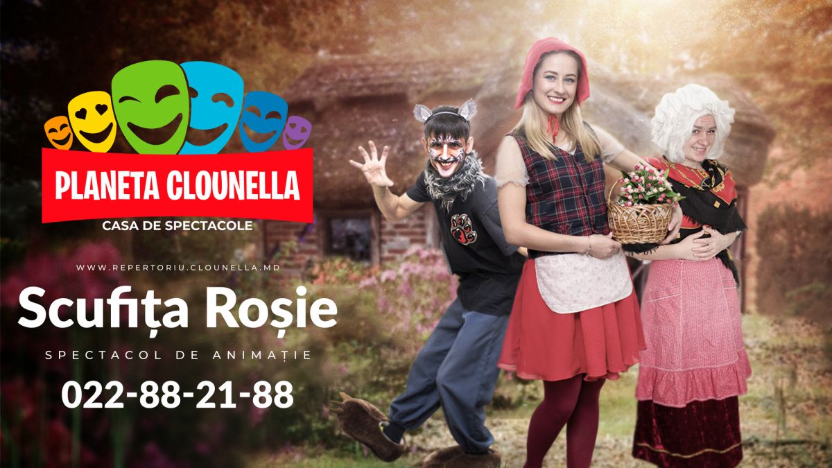 Bilete la Scufita Rosie - Teatrul Planeta Clounella